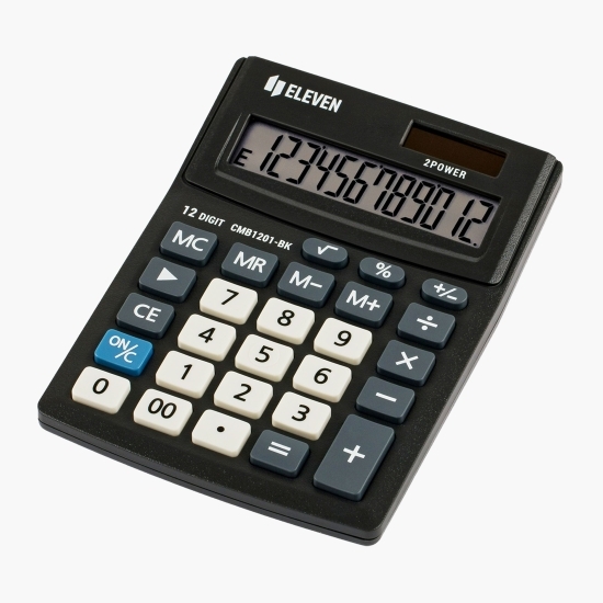 Calculator de birou 12 digiți, 137x102x31 mm, Eleven CMB1201-BK 