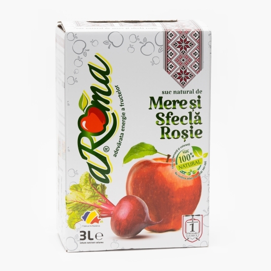 Suc natural de mere și sfeclă roșie 3l