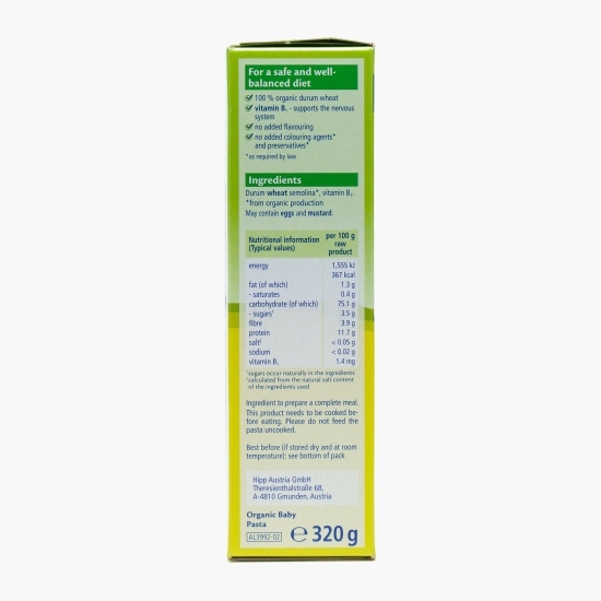 Star Pasta BIO, +6 luni, 320g