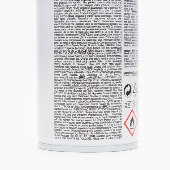 Deodorant antiperspirant spray Protect Xtreme 150ml