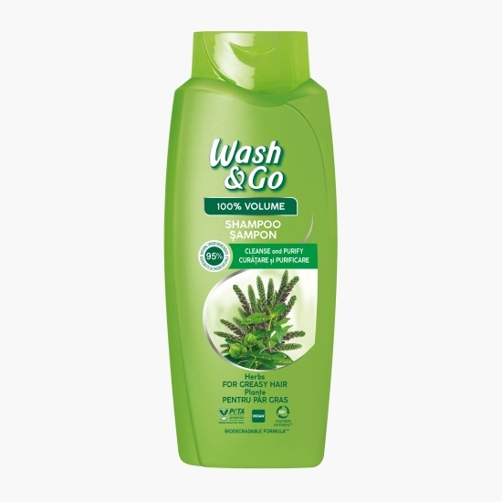 Șampon pentru păr gras, cu extract de ierburi 675ml