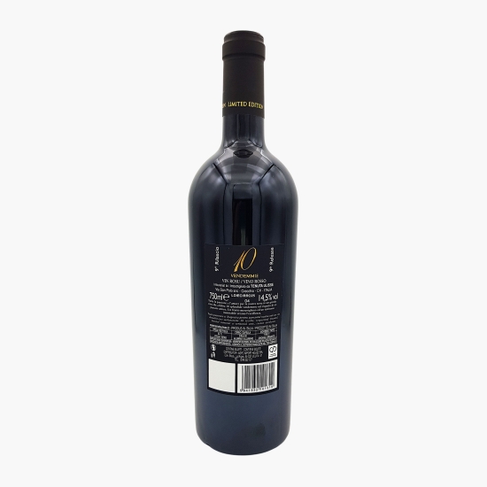 Vin roșu sec 10 Vendemmie Rosso, 14.5%, 750ml