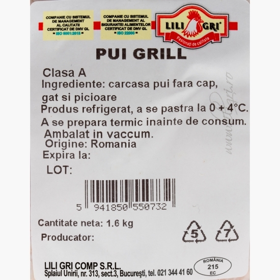 Pui grill 1.6kg