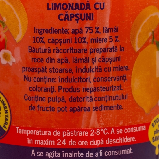 Limonadă cu căpșuni 0.33l