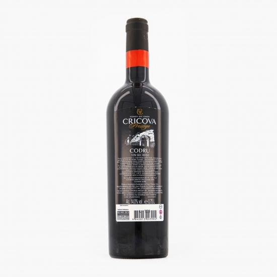 Vin roșu sec Codru 0.75l
