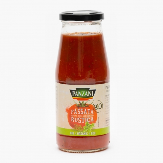 Sos eco Passata Rustica roșii, busuioc și oregano 400g