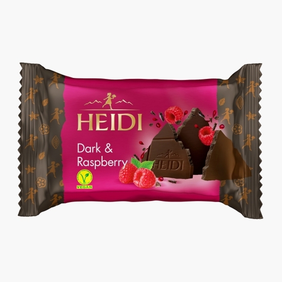 Ciocolată amăruie cu zmeură, 27g