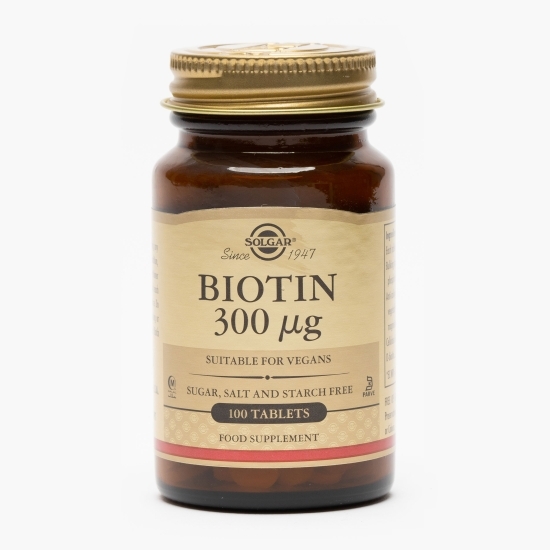Biotină 300mcg, 100 tablete