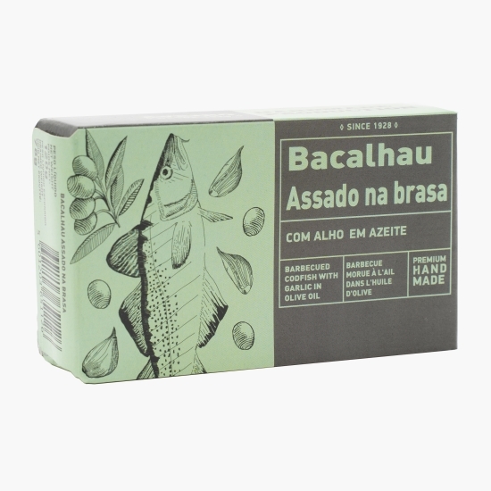 Cod la grătar cu usturoi în ulei de măsline 120g