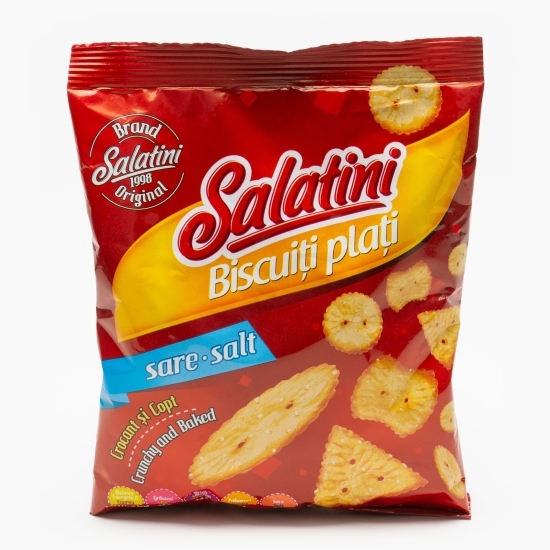 Biscuiți plați cu sare 80g
