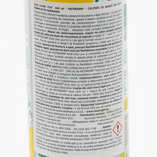 Acid citric lichid 500ml