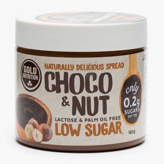 Cremă tartinabilă Choco & Nut Low Sugar 180g