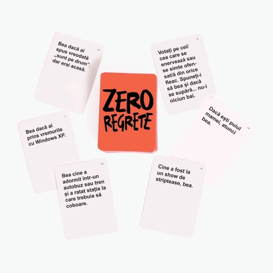 Board game "Zero regrete, dă un shot!", +18 ani