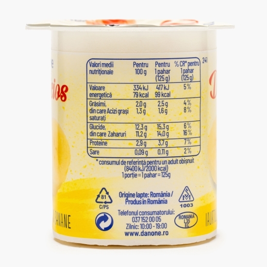 Iaurt cu gust de banane 125g