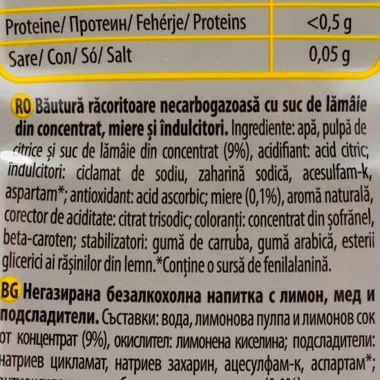 Limonadă Limolife zero zahăr 1.5l