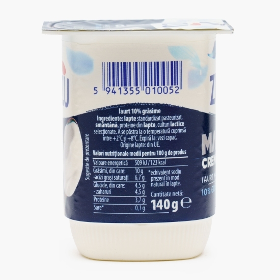 Iaurt natur Cremos 10% grăsime 140g