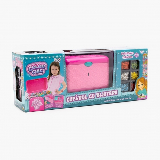 Set creativ cufărul cu bijuterii 5+ ani