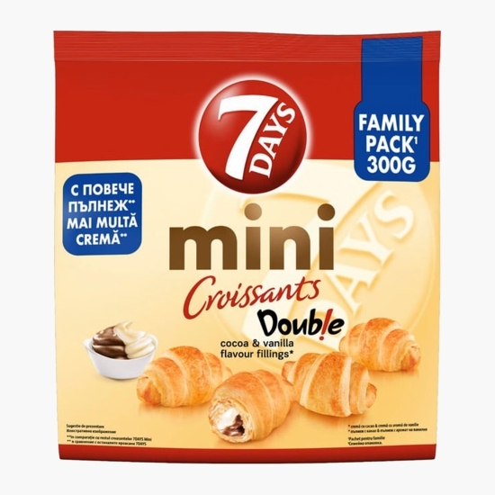 Mini croasante cu cremă cacao & vanilie 300g