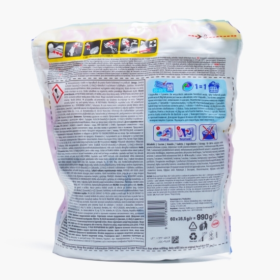 Detergent de rufe capsule 4în1 Discs Color Deep Clean, 60 de spălări