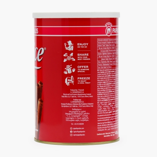 Rulouri din napolitană umplute cu cremă de alune de pădure și cacao 400g