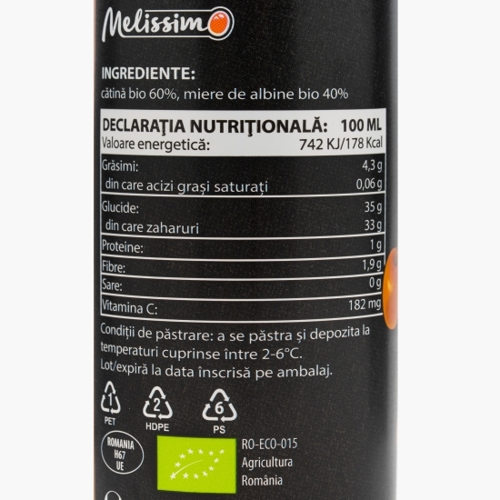 Nectar eco din fructe de cătină și miere de salcâm, 0.25l