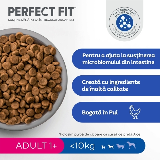 Hrană uscată pentru câini adulți de talie mică, 1.4kg, cu pui