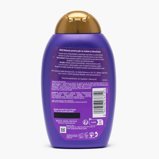 Balsam pentru păr cu volum și densitate 385ml