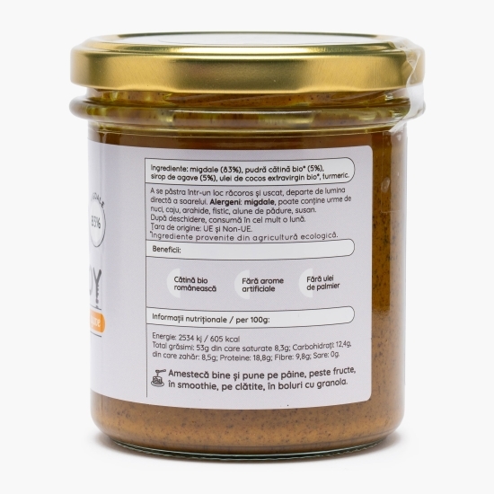 Cremă de migdale cu cătină eco și agave Immuno Joy, 300g