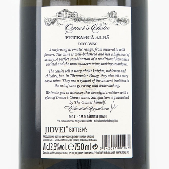 Vin alb sec Maria Fetească Albă, 12.5%, 0.75l