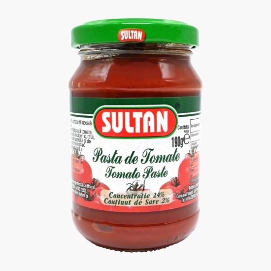 Pastă de tomate, concentrație 24%, 190g