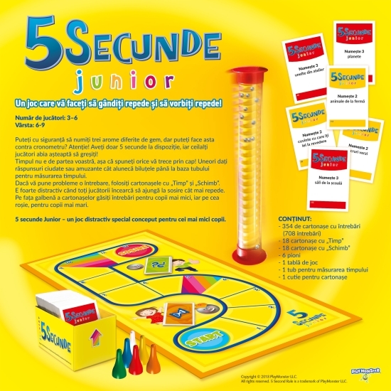 Joc 5 Secunde Junior 6+ ani