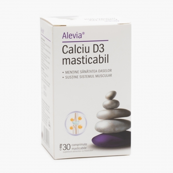 Calciu D3 masticabil 30 comprimate