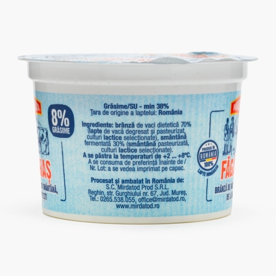 Brânză Făgăraș de Ibănești 8% grăsime 185g