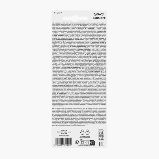 Pix Roller Illusion cu gel termosensibil, cu ștergere, 0.7mm, albastru