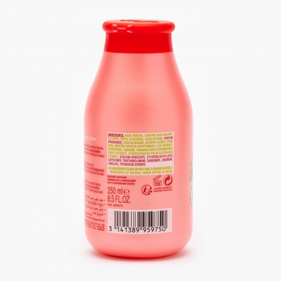 Lapte de duș căpșuni și mentă 250ml