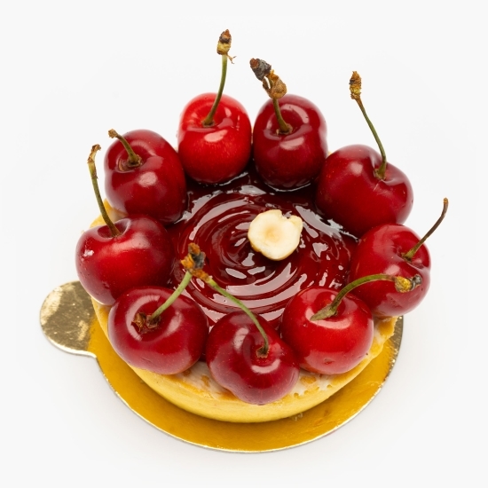 Tartă cu vanilie și cireșe 120g
