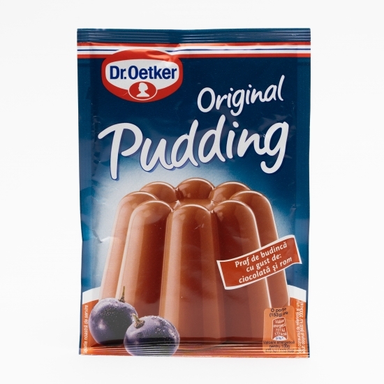  Praf de budincă Original Pudding cu gust de ciocolată și rom 50g