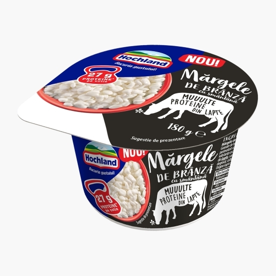 Mărgele de brânză cu smântână, bogate în proteine 180g