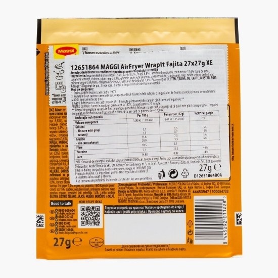 Amestec condimente pentru pui în stil mexican la air fryer Mexican Style Tortilla 27g