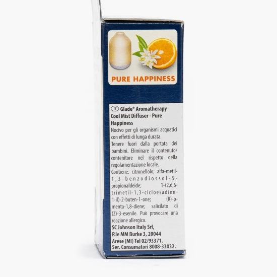 Rezervă difuzor de uleiuri esențiale Aromatherapy Pure Happiness 17.4ml