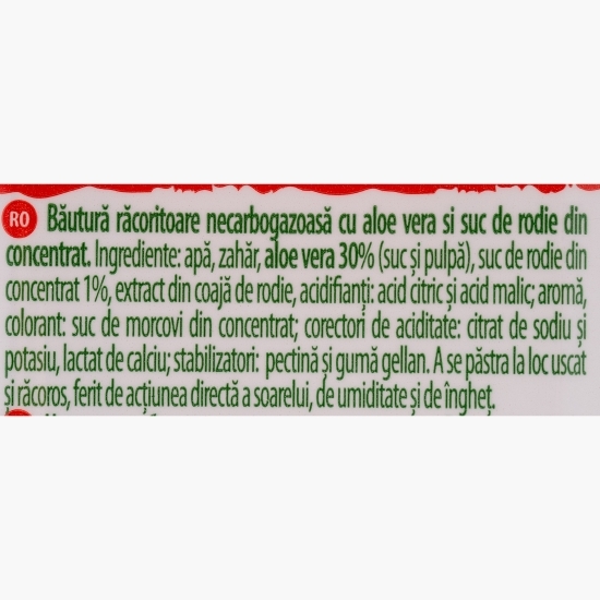 Băutură răcoritoare necarbogazoasă aloe vera și rodie 500ml
