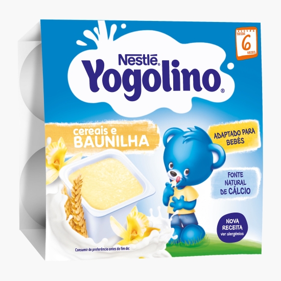 Gustare griș cu lapte, +6 luni, 4x100g