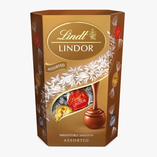 Bomboane de ciocolată asortate Lindor 137g