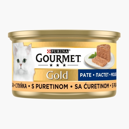 Hrană umedă pentru pisici, 85g, mousse curcan