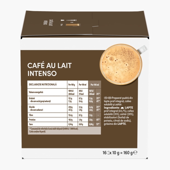 Café au Lait Intenso 16 băuturi 160g, capsule cafea