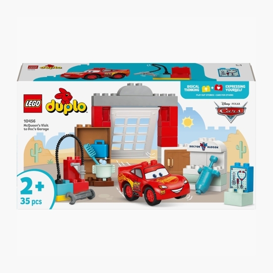 Vizita lui McQueen la garajul lui Doc, 10456 Duplo Disney, 35 piese, +2 ani