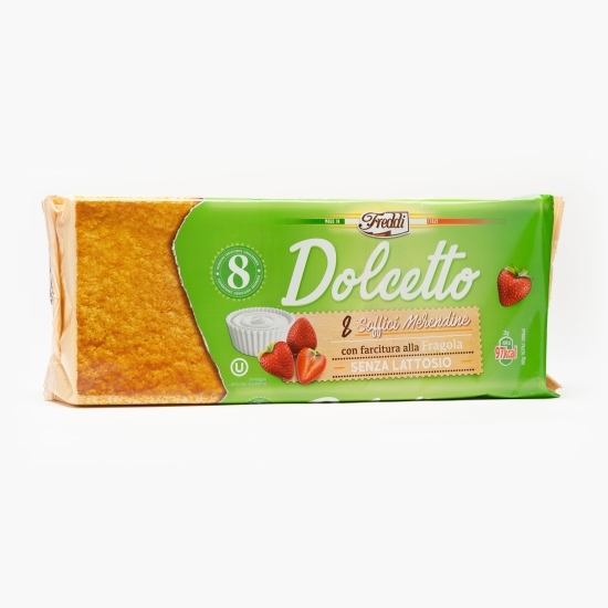 Prăjitură Dolcetto cu aromă de căpșuni 200g