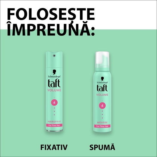 Spumă pentru păr True Volume 200ml