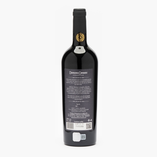 Vin roșu sec Syrah Adierea vântului, 14%, 0.75l