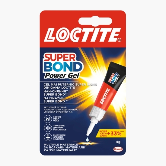 Adeziv universal super glue gel Super Bond Power Gel 4g